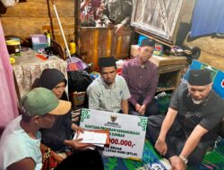 SAFARI RAMADHAN DI PANINGGAHAN, PEMPROV SUMBAR DAN PEMKAB SOLOK BEDAH RUMAH WARGA KURANG MAMPU