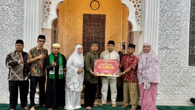 Tim Safari Ramadhan Kabupaten Solok Kunjungi Masjid Darussalam Titian Batu Cupak