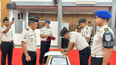 Tegaskan Komitmen Bersih dari Narkoba dan HP Ilegal, Rutan Padang Panjang Gelar Apel Deklarasi Zero Halinar