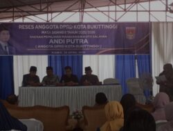 Reses Andi Putra di Campago Ipuh, Warga Sampaikan Aspirasi Infrastruktur hingga Program Lingkungan