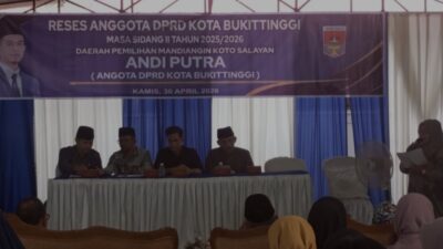 Reses Andi Putra di Campago Ipuh, Warga Sampaikan Aspirasi Infrastruktur hingga Program Lingkungan