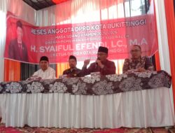Ketua DPRD Bukittinggi Serap Aspirasi Warga ABTB Saat Reses