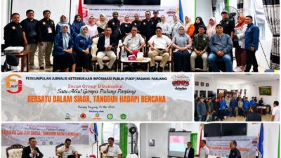 PJKIP Gelar FGD Kebencanaan, Warga Diingatkan Padang Panjang Rawan Gempa