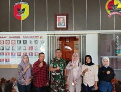 SMSI Bahas Penanggulangan Bencana dan Pembangunan Bersama Letkol Inf Slamet Dwi Santoso, S.I.P di Aula Makodim 0304/Agam