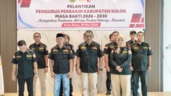 Pelantikan Pengurus Persatuan Menembak Indonesia (Perbakin) Kabupaten Solok masa bakti 2026–2030 