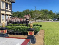 Jelang Idul Adha, Kapolres Dharmasraya Pimpin Apel Kesiapsiagaan dan Pengawasan BBM Bersubsidi