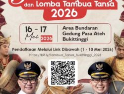 Festival Budaya Minang dan Lomba Tambua Tansa 2026 Siap Semarakkan 100 Tahun Jam Gadang
