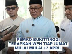 Mulai 17 April 2026, ASN Bukittinggi WFH Setiap Jumat