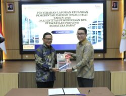 Bukittinggi Serahkan LKPD 2025 ke BPK, Ramlan Nurmatias Tegaskan Komitmen Transparansi Keuangan