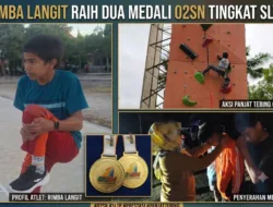 Rimba Langit, Atlet Panjat Tebing Dharmasraya Pembuat Kejutan di O2SN Tingkat SLTP