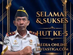 Menginjak Usia 5 Tahun, Lintastiga.com Terima Apresiasi Khusus dari Rutan Kelas IIB Maninjau