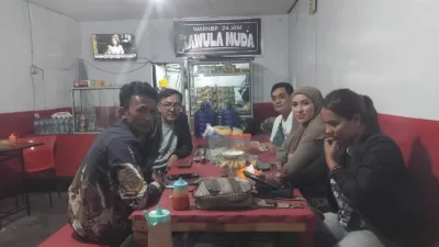 Toke Sayur Jalin Silaturahmi dengan Pengurus Keamanan Pasar Padang Lua