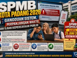 SPMB Kota Padang 2026, Gangguan Sistem, Perpanjangan Waktu, dan Ujian Kepercayaan Publik