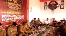 Wako Ramlan Temui Pedagang Pasar Bawah, Penataan Pasar Jadi Prioritas Pemko Bukittinggi.