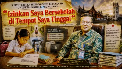 Surat Terbuka Seorang Siswi Lulusan SD Untuk Kadisdik Kota Padang