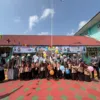 Bunda Guru PGRI Kabupaten Solok, Ny Nia Jon Firman Pandu Hadiri Kegiatan MPLS Ramah di SDN 10 Koto Baru