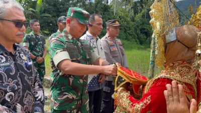 Dandim 0304/Agam Resmikan Jembatan Perintis Garuda, Perkuat Akses Warga Jorong Paraman
