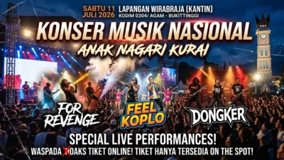 Konser Akbar Anak Nagari Kurai Siap Gebrak Bukittinggi
