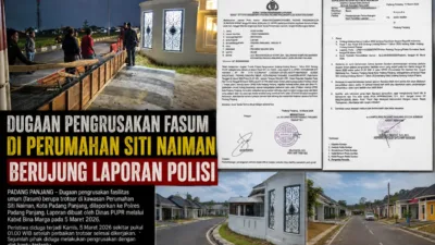 Fasum Perumahan Siti Naiman Diduga Dirusak, Kasusnya Bergulir di Polisi dan Jadi Sorotan DPRD