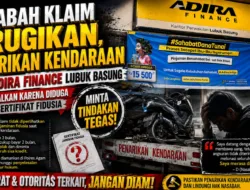 Dugaan Sarat Tipu Muslihat, Adira Finance Lubuk Basung Tarik Paksa Kendaraan Warga Tanpa Prosedur 