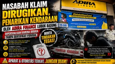 Dugaan Sarat Tipu Muslihat, Adira Finance Lubuk Basung Tarik Paksa Kendaraan Warga Tanpa Prosedur 