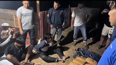 Dua Pria Diduga Bawa Puluhan Paket Ganja Ditangkap di Tilatang Kamang