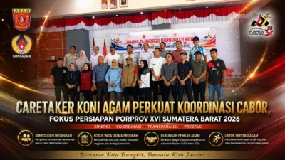 Sonsong Porprov Sumbar 2026, Caretaker KONI Agam Rapatkan Barisan Bersama Cabang Olahraga