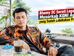 Rhomy SC Soroti Legalitas Musorkab KONI Agam yang Sudah Dibekukan Provinsi