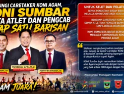 Lewat Caretaker, KONI Sumbar Minta Atlet dan Pengcab Agam Tetap Kompak