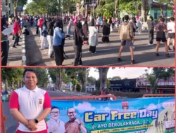 Satlantas Polresta Bukittinggi Amankan CFD, Jalan Sudirman Ditutup hingga Acara Selesai