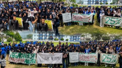 Mahasiswa ISI Padang Panjang Gelar Aksi, Soroti Transparansi Dana hingga Fasilitas Kampus