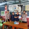 Peduli Kesehatan di Tengah Kabut Asap, Polresta Bukittinggi Salurkan Masker ke SMSI