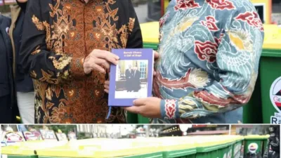 Pemko Bukittinggi Terima Bantuan 50 Tong Sampah dari Gebu Minang