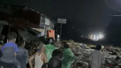 Galodo Terjang Kompleks Perkantoran Pemkab Solok, 4 Orang Luka dan Puluhan Warga Mengungsi