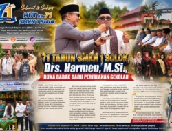 71 Tahun SMKN 1 Solok, Drs. Harmen, M.Si., Buka Babak Baru Perjalanan Sekolah