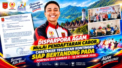 Tak Ingin Atlet Terkendala, Caretaker KONI Agam Siapkan Kontingen Porprov XVI Sumbar 2026