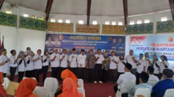 PWI dan IKWI Kota Solok Resmi Dilantik, Raunis Roni dan Yamsasni Pimpin Periode 2026–2029