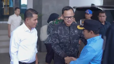 Wamendagri Tinjau Progres Penanganan Pasca bencana di Kabupaten Solok
